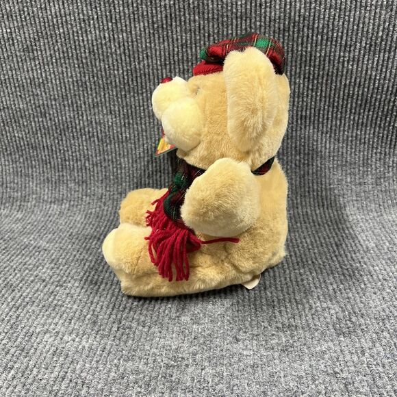 VTG Dan Dee 15” Plush Christmas Bear Giggles Lights Wiggles Stuffed Animal Toy - Picture 4 of 14